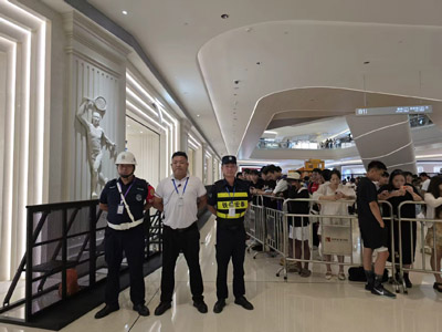 篮球明星欧文中国之行铁保宏泰安保护卫工作